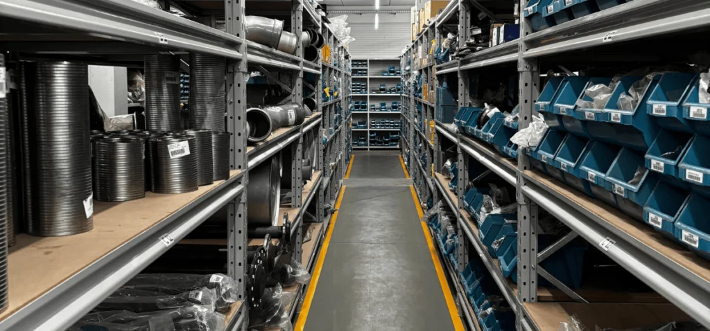 Fotografia ilustrativa do setor de peças da mecânica berteli