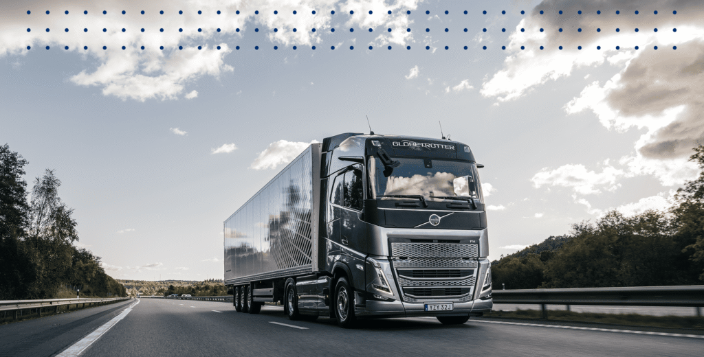 Fotografia ilustrativa de um caminhão volvo em manutenção em Lajeado, no Vale do Taquari